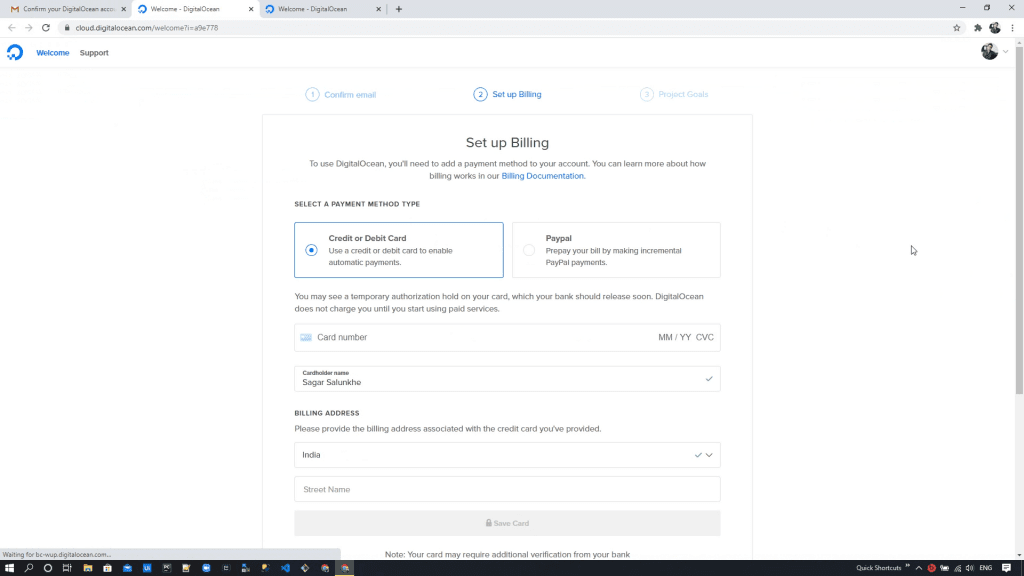 digital-ocean-billing-setup