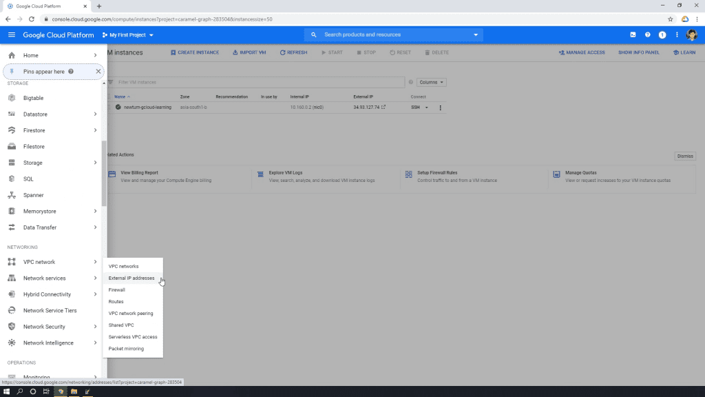 gcloud-vm-static-ip-option-link