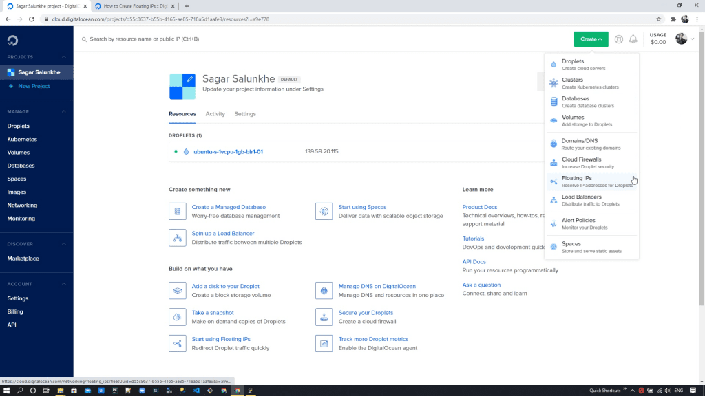 digital-ocean-floating-ip-dashboard