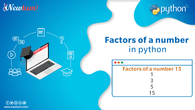 Factors Of A Number In Python With Video Explanation Newtum