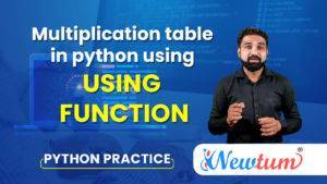 Read more about the article Multiplication Table in Python Using Function