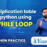 Multiplication Table in Python Using While Loop
