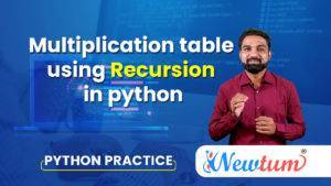 Read more about the article Multiplication Table in Python Using Recursion