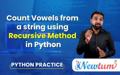 Count Vowels From a String Using Recursive Method In Python
