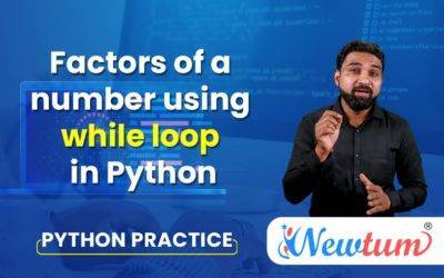 Factors of a Number in Python Using While Loop