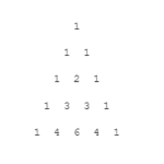 Pascal Triangle In Python Using the Powers of 11
