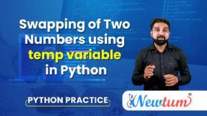 Read more about the article Swapping of Two Numbers in Python Using Temp Variable
