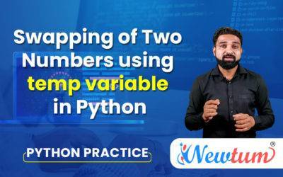 Swapping of Two Numbers in Python Using Temp Variable