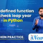 Check Leap Year in Python using Pre-defined Function