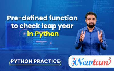 Pre-defined Function to Check Leap Year in Python