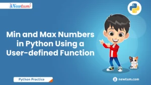 Read more about the article Min and Max Numbers in Python Using a User-defined Function