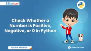 Read more about the article Check Whether a Number is Positive, Negative, or 0 in Python
