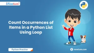 Read more about the article Count Occurrences of Items in a Python List Using Loop