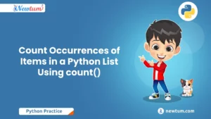 Read more about the article Count Occurrences of Items in a Python List Using count()