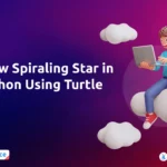 Draw Spiraling Star in Python Using Turtle