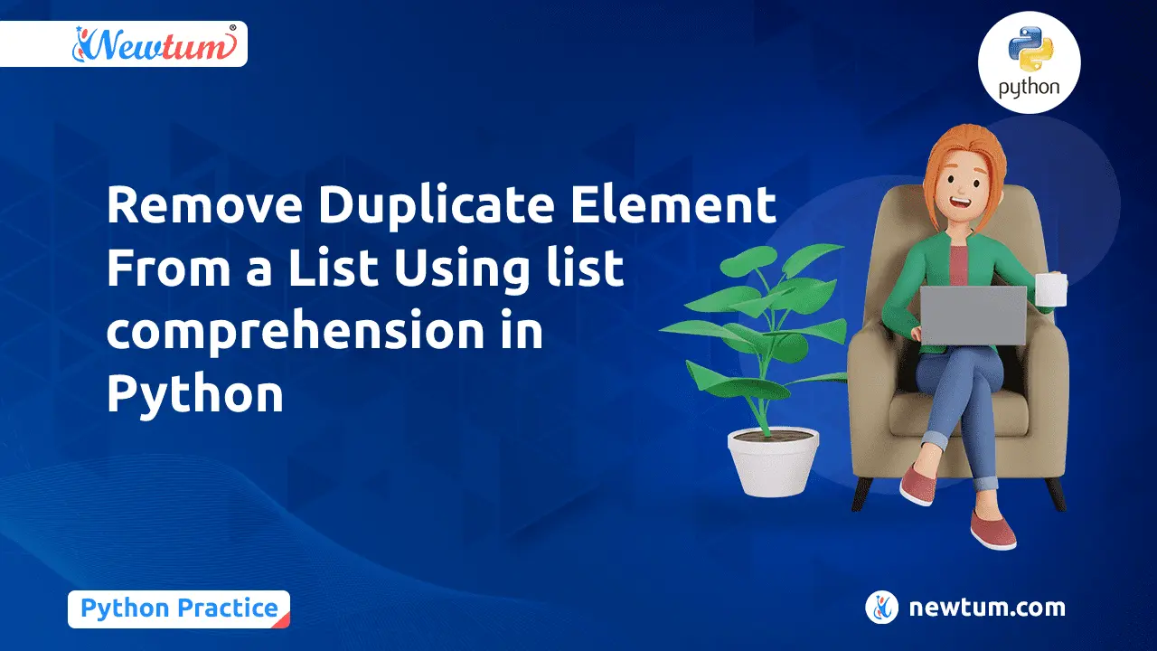 remove-duplicate-element-from-a-list-using-list-comprehension-in-python