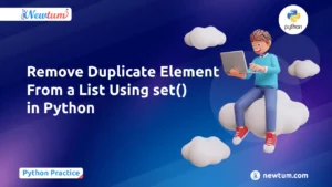 Read more about the article Remove Duplicate Element From a List Using set() in Python
