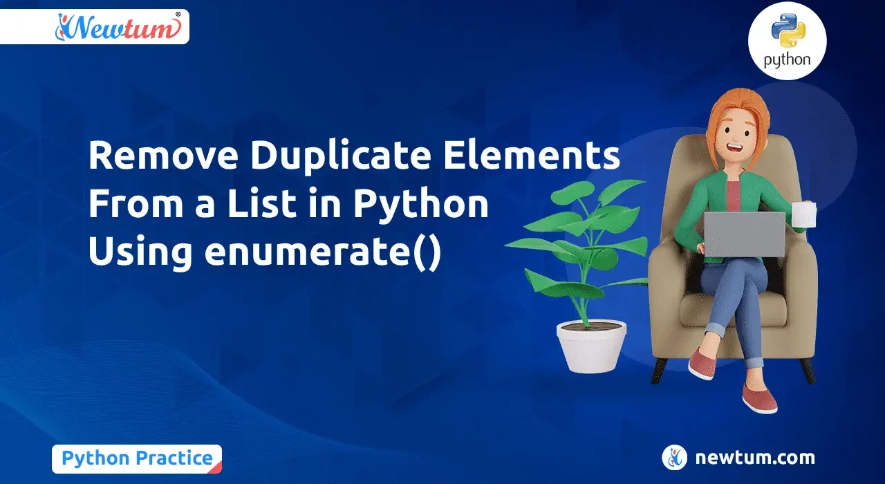 Remove Duplicate Elements From a List in Python Using enumerate()