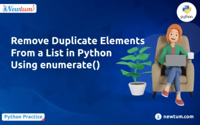Remove Duplicate Elements From a List in Python Using enumerate()