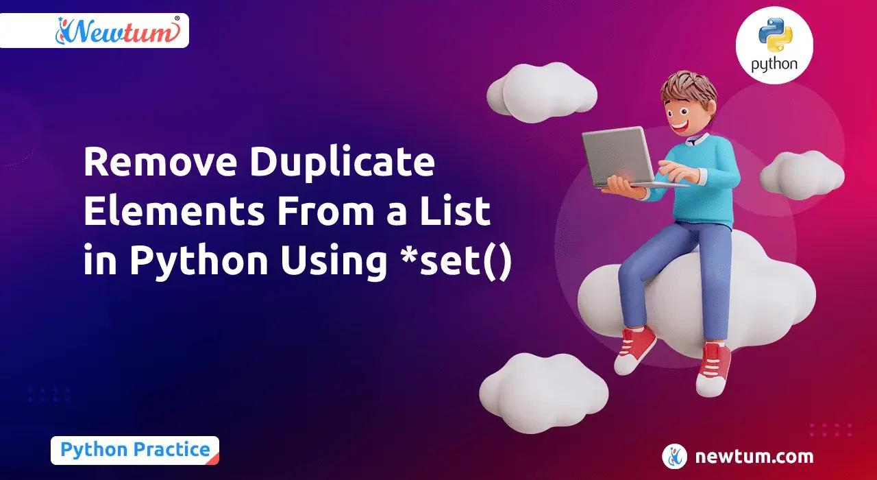 Remove Duplicate Elements From a List in Python Using *set()