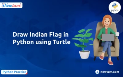 Draw Indian Flag in Python using Turtle