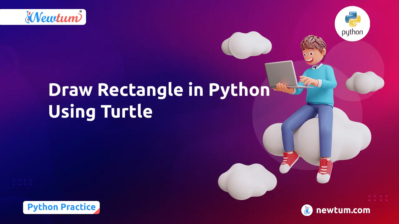 Draw a rectangle in Python using Turtle