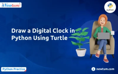 Draw a Digital Clock in Python Using Turtle