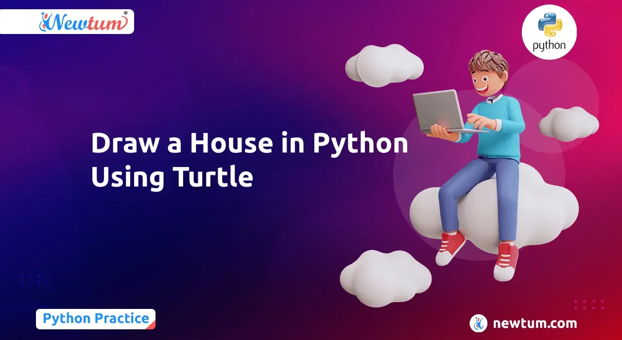 Draw a House in Python Using Turtle