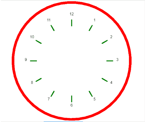 Draw a Clock Dial in Python Using Turtle