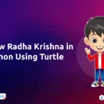 Draw Radha Krishna in Python Using Turtle