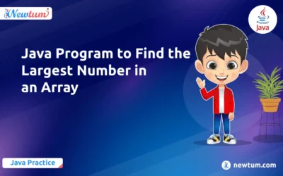 Java Program to Find the Largest Number in an Array