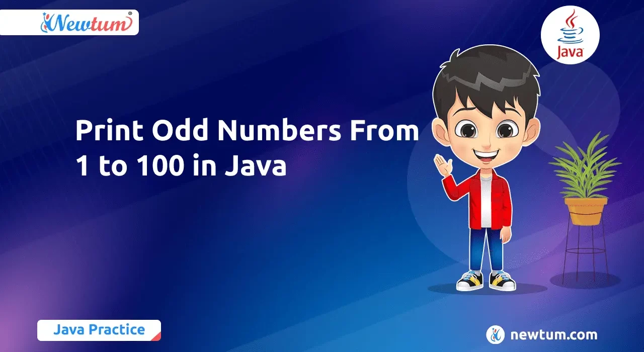 Learn How to Print Odd Numbers From 1 to 100 in Java