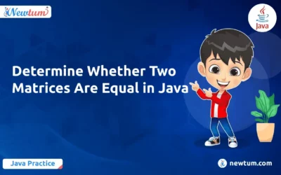 Determine Whether Two Matrices Are Equal in Java