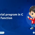 Factorial program in C using function