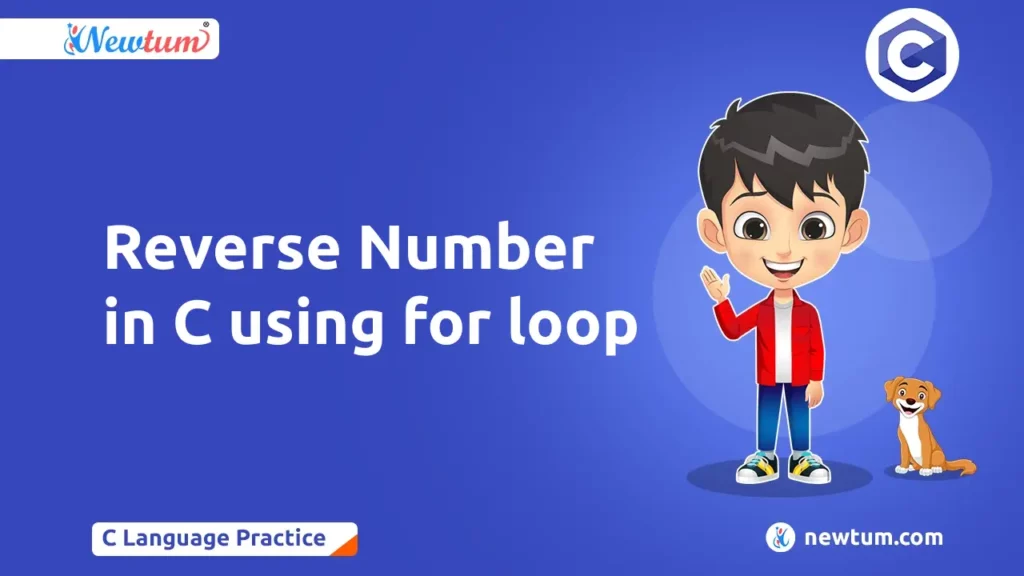 Reverse number in C using for loop