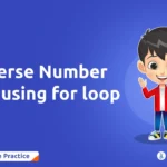 Reverse number in C using for loop