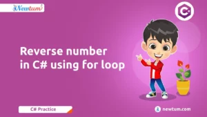 Read more about the article Reverse number in C# using for loop