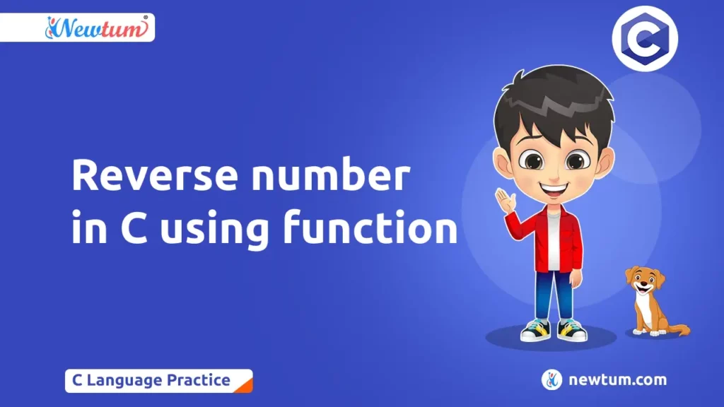 Reverse number in C using function