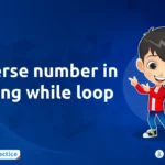 Reverse number in C using while loop