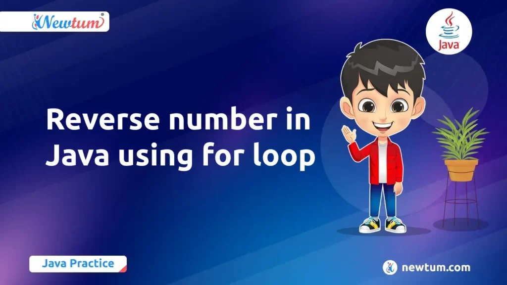 Reverse number in Java using for loop
