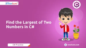 Read more about the article Find the Largest of Two Numbers in C#