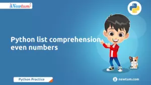 Read more about the article Python List Comprehension for Even Numbers