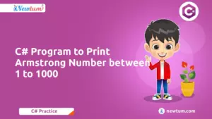 Read more about the article C# Program to Print Armstrong Number between 1 to 1000