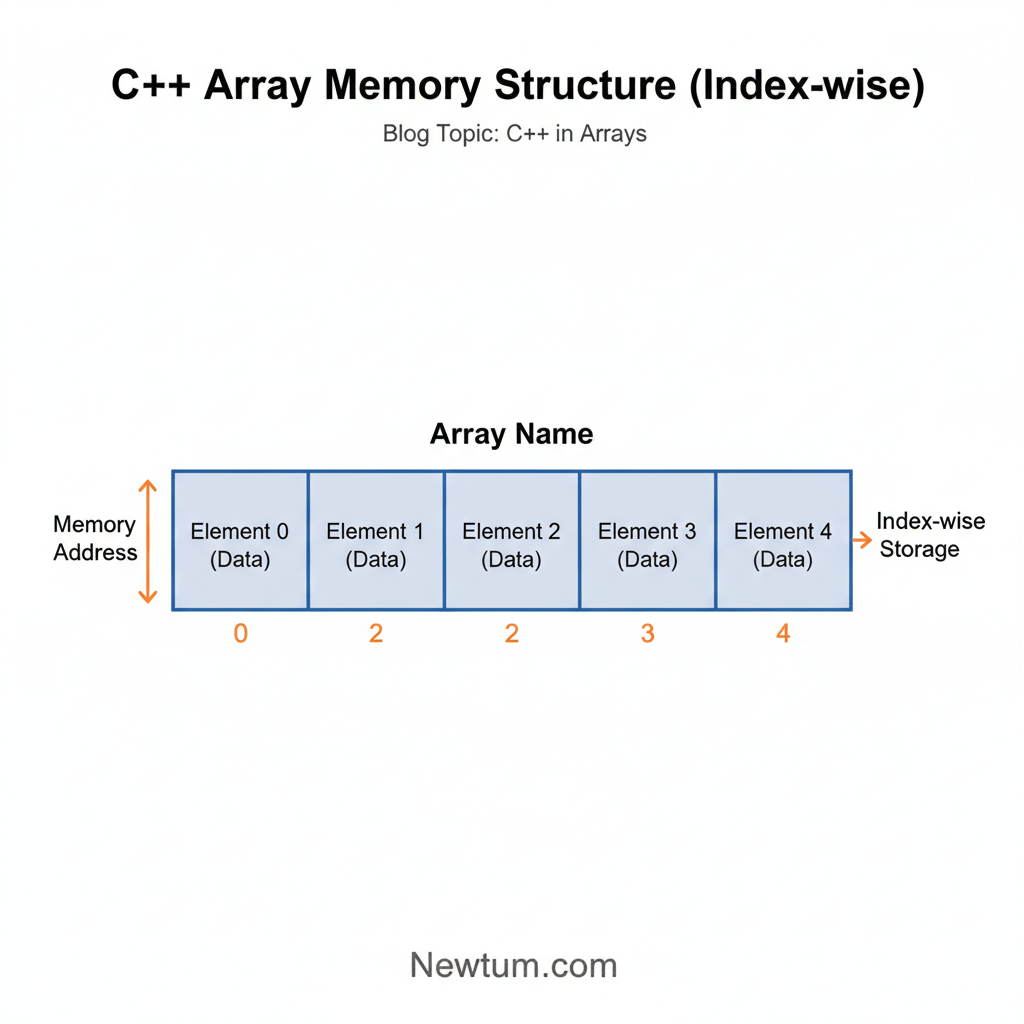 C++ Array Memory Structure