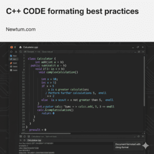 C++ Code Formatting Best Practices | Indentation Tips