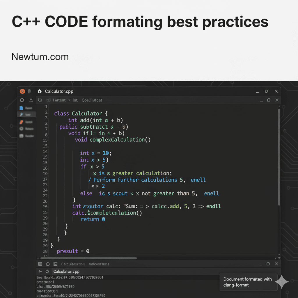 C++ Code Formatting