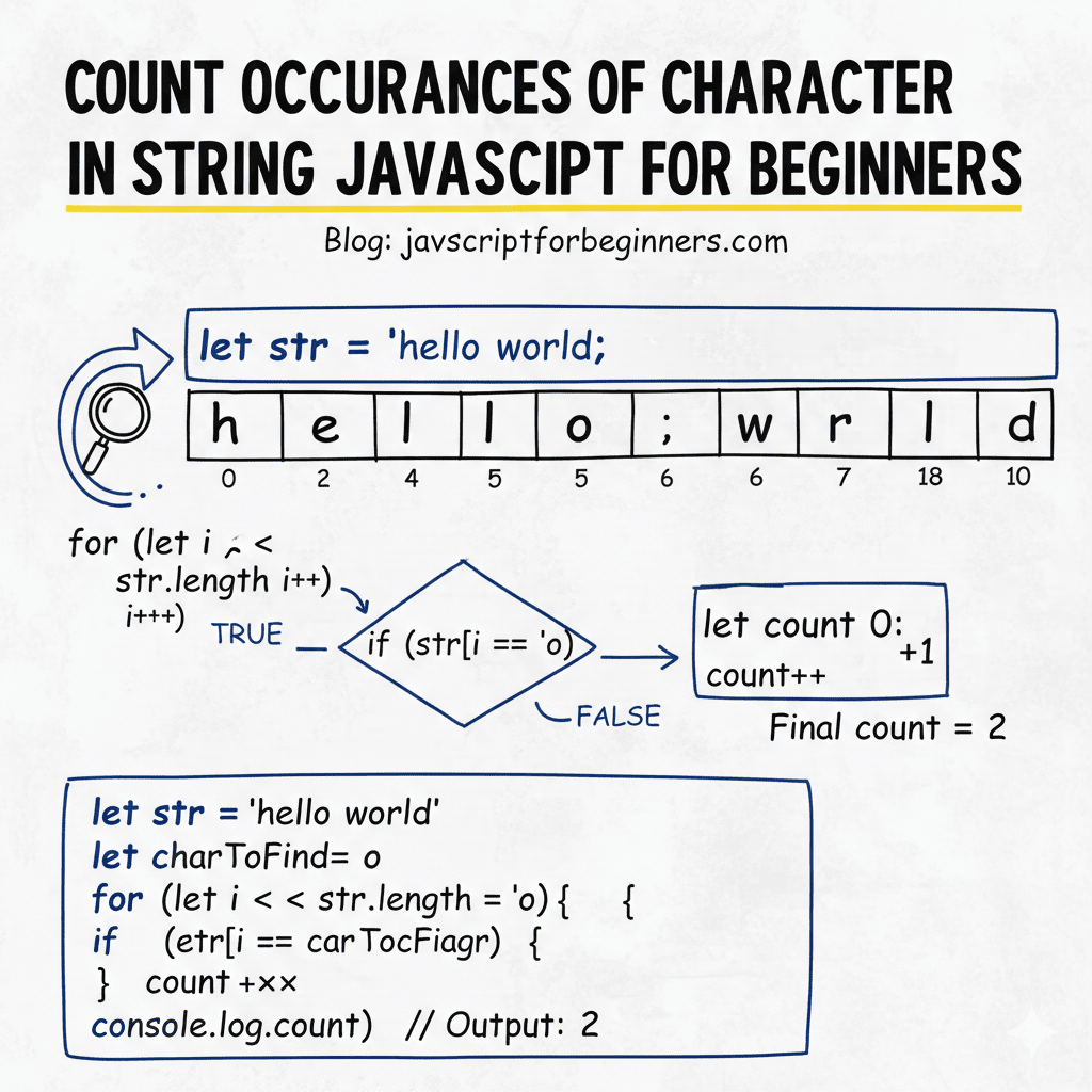 count occurrences of character in string javascript