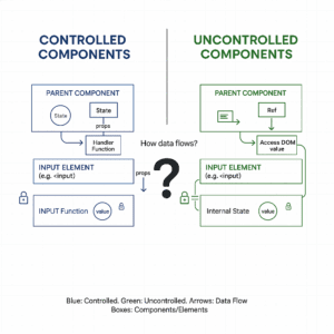 Controlled vs Uncontrolled Components in React Explained