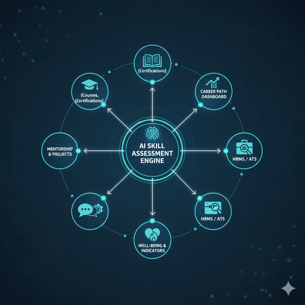 AI-powered continuous skill mapping for workplace learning and career growth