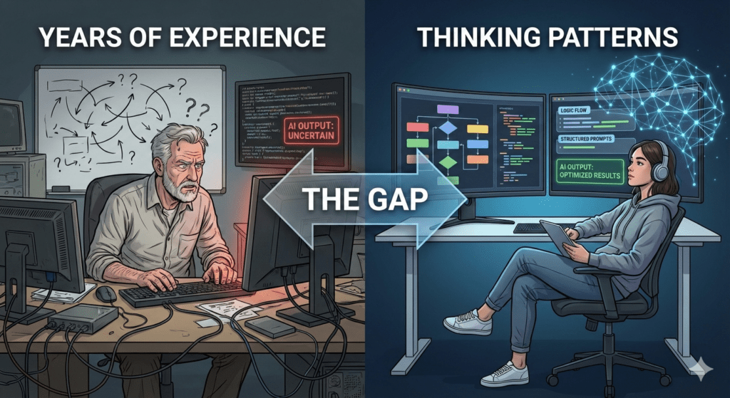 AI skill assessment myths revealed through experience vs thinking comparison